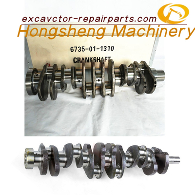 Cigüeñal 6735-01-1310 del motor de PC200-6 PC200-7 S6D102
