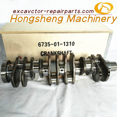 Cigüeñal 6735-01-1310 del motor de PC200-6 PC200-7 S6D102
