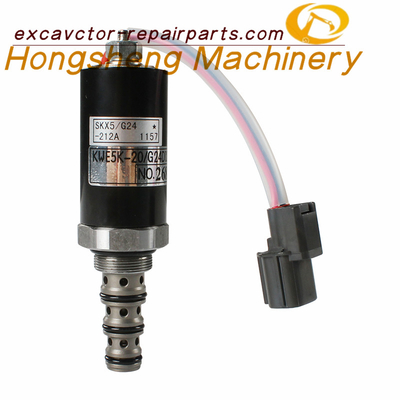 Piloto Solenoid Valve de Solenoid Valve SK200-6E del excavador de G24D12A Kobelco