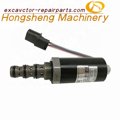 Válvula electromagnética rotatoria G24Y12A YN35V00005F2 de Kobelco SK100 SK120