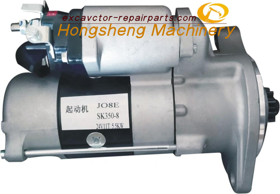 Motor 24V 11T 5.5KW de Hino J08E J05E del motor de arrancador de 28100-2892AS K350-8 Kobelco
