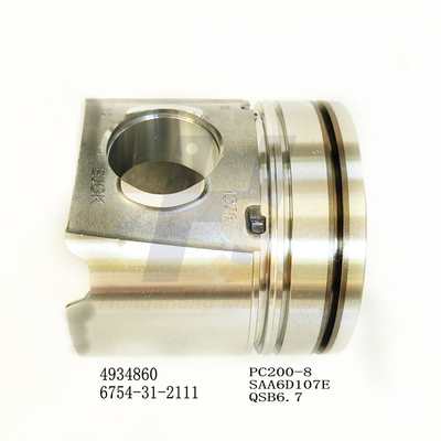 4934860 4955160 excavador Engine Parts 6754-31-2111 para PC200-8 S6D107 QSB6.7
